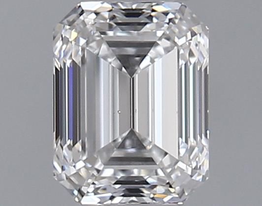 0.71ct Emerald D VS2 Natural Diamond