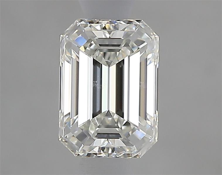 0.91ct Emerald H SI1 Natural Diamond