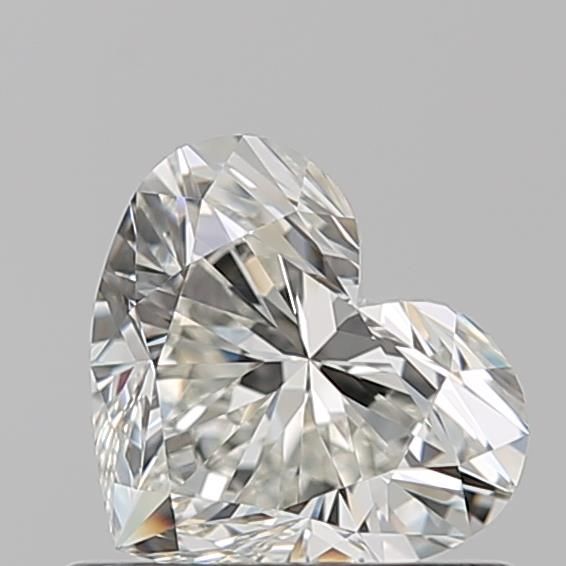 0.7ct Heart J VVS1 Natural Diamond
