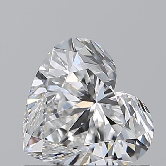 0.7ct Heart E VS2 Natural Diamond