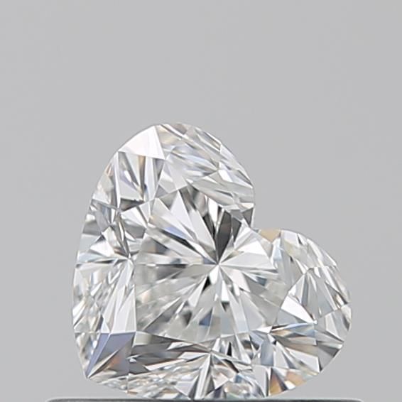 0.55ct Heart F VVS2 Natural Diamond