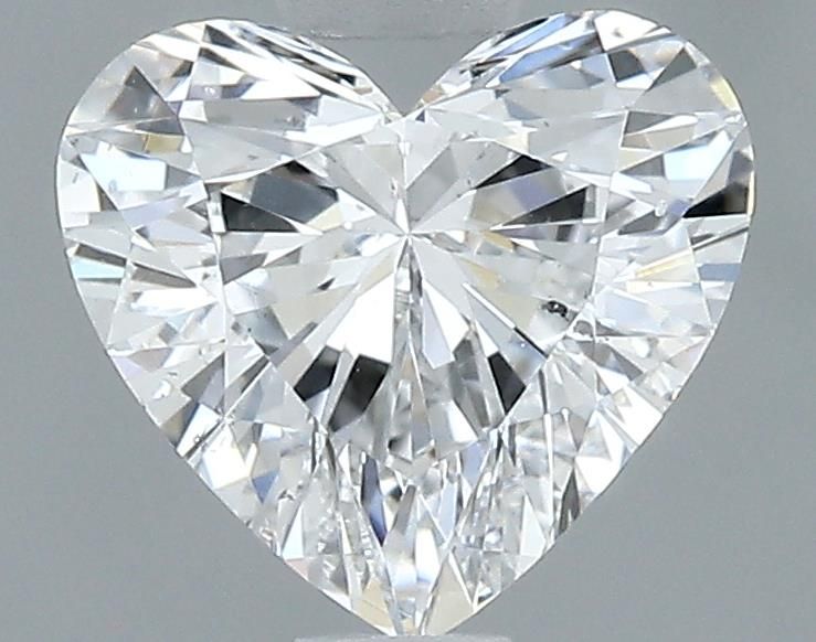 0.7ct Heart D SI1 Natural Diamond