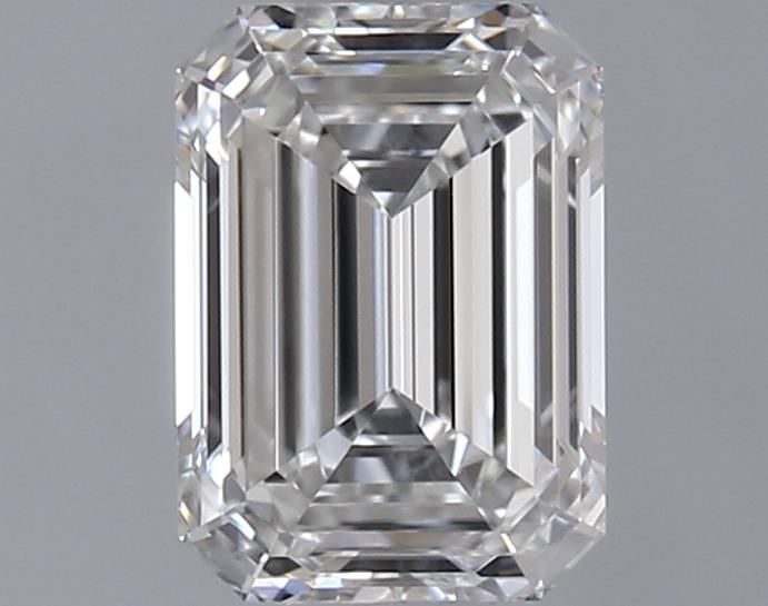 0.81ct Emerald F IF Natural Diamond