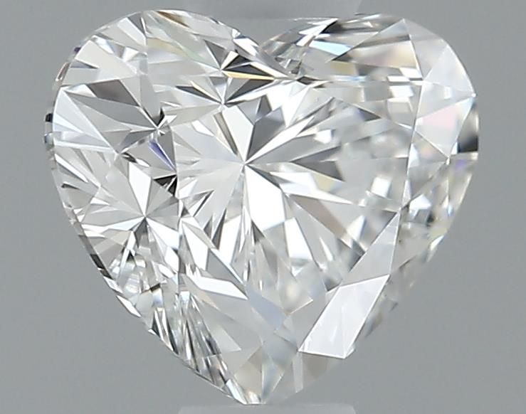 0.53ct Heart F IF Natural Diamond