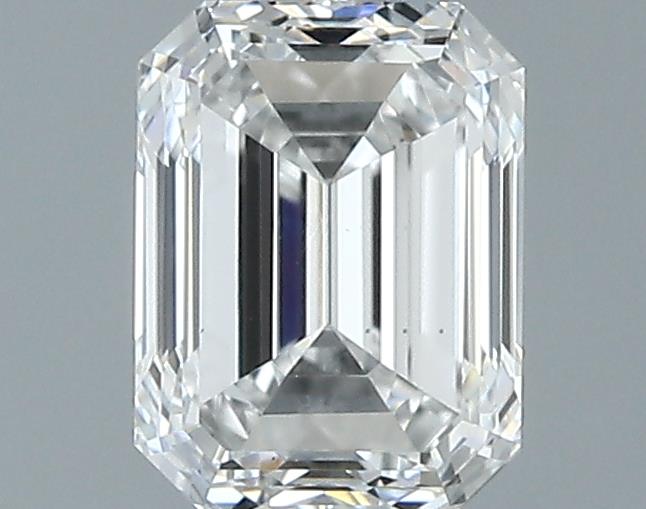 0.7ct Emerald F VS2 Natural Diamond