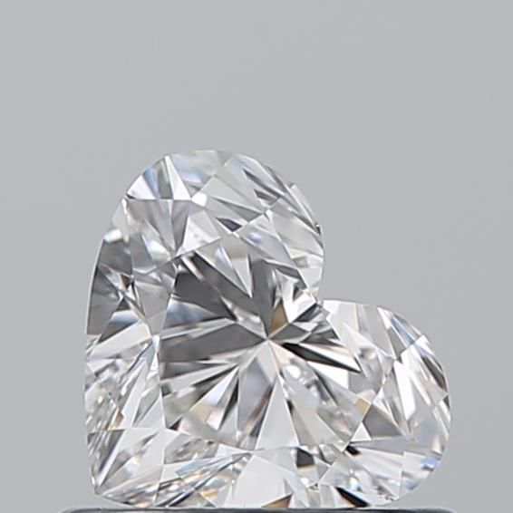 0.6ct Heart F VVS2 Natural Diamond