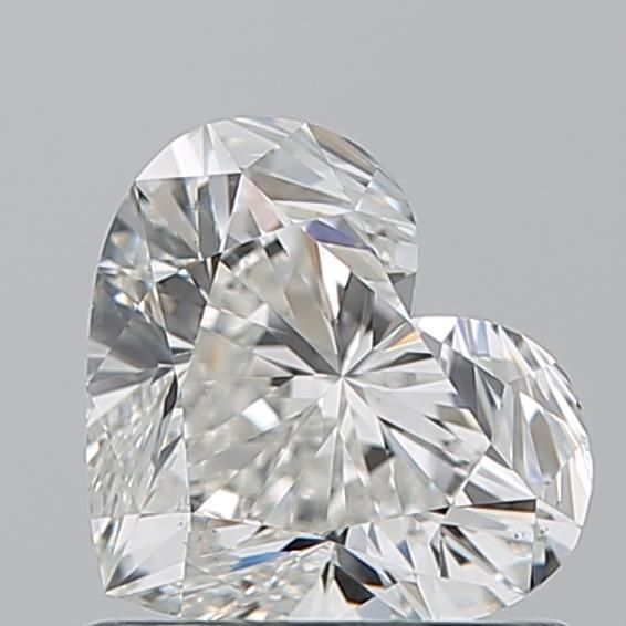 0.93ct Heart H SI1 Natural Diamond