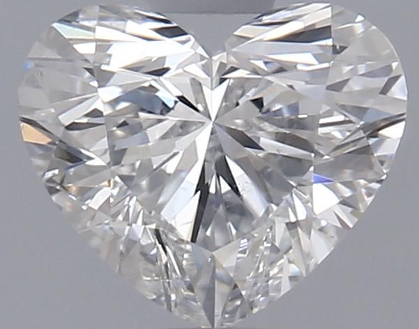 0.91ct Heart F SI1 Natural Diamond