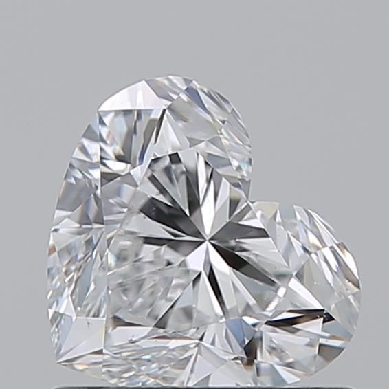 0.83ct Heart E VS2 Natural Diamond