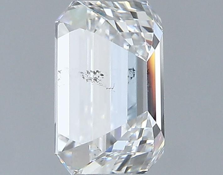 0.71ct Emerald F SI2 Natural Diamond