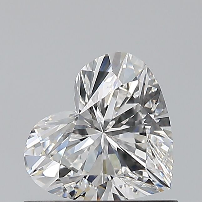 0.6ct Heart F VVS2 Natural Diamond