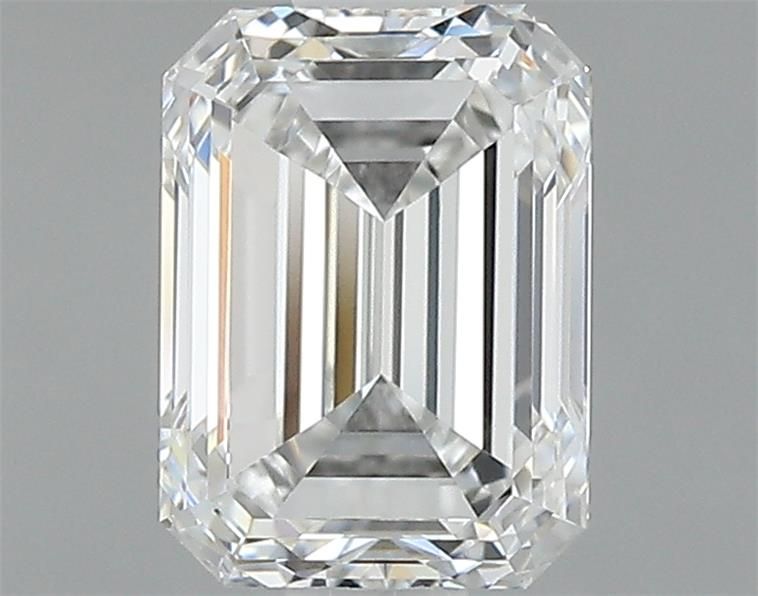 0.9ct Emerald F IF Natural Diamond