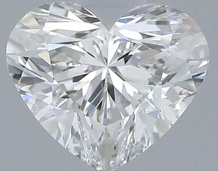 0.58ct Heart F VS1 Natural Diamond