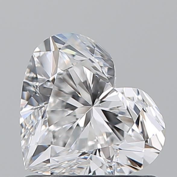1.02ct Heart D VS2 Natural Diamond