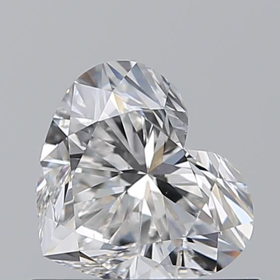 0.72ct Heart F VS2 Natural Diamond