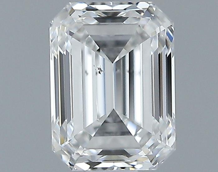 0.8ct Emerald F SI1 Natural Diamond