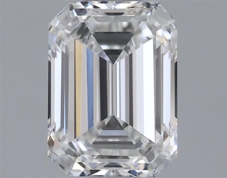 0.8ct Emerald F IF Natural Diamond