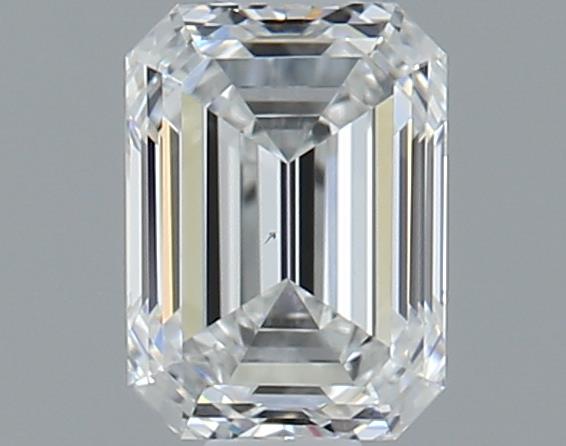 0.7ct Emerald F VS2 Natural Diamond