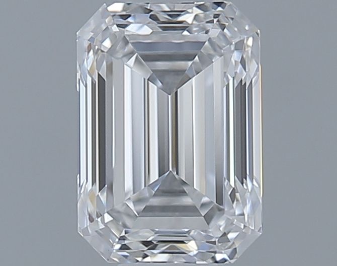 0.7ct Emerald D VVS1 Natural Diamond