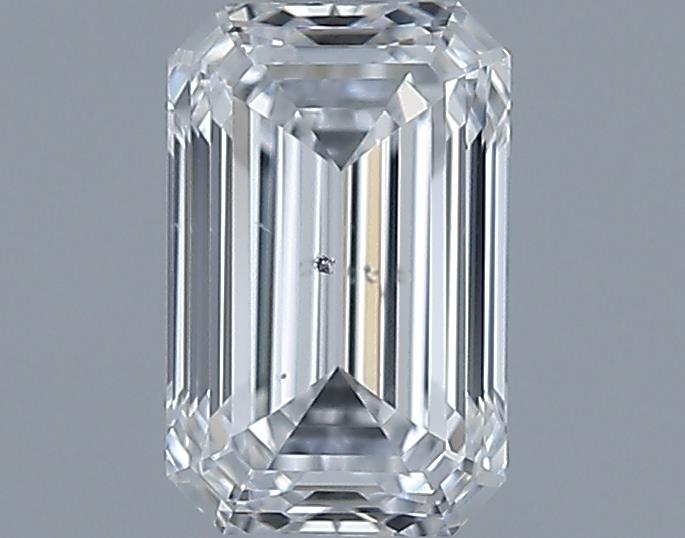 0.8ct Emerald D SI2 Natural Diamond