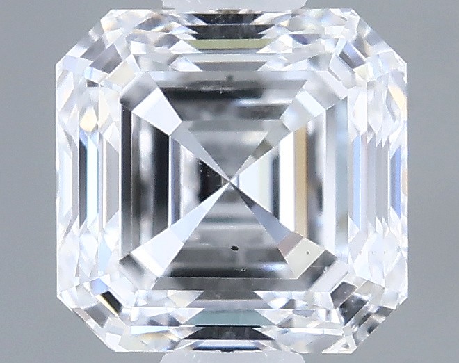 0.7ct Asscher D SI1 Natural Diamond