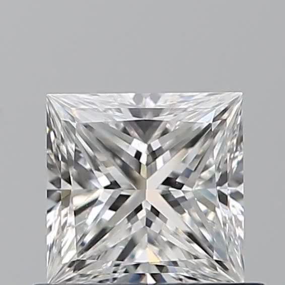 0.7ct Princess F VS2 Natural Diamond