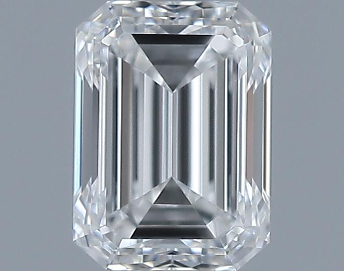 0.9ct Emerald F VVS2 Natural Diamond
