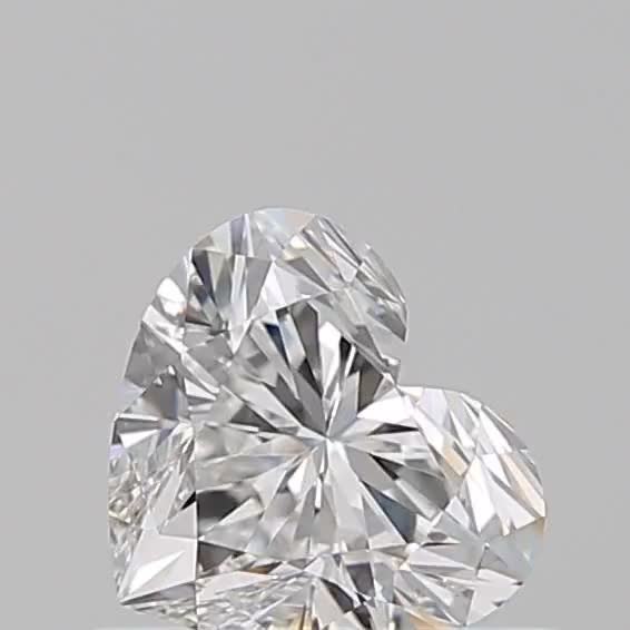 0.5ct Heart F VVS1 Natural Diamond