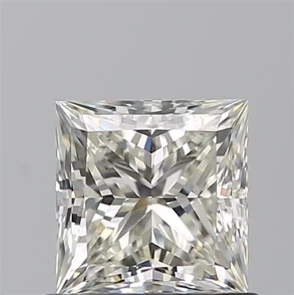 0.92ct Princess K VVS2 Natural Diamond