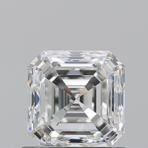 1.01ct Asscher H SI1 Natural Diamond