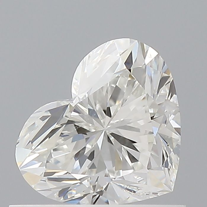 0.7ct Heart H SI1 Natural Diamond