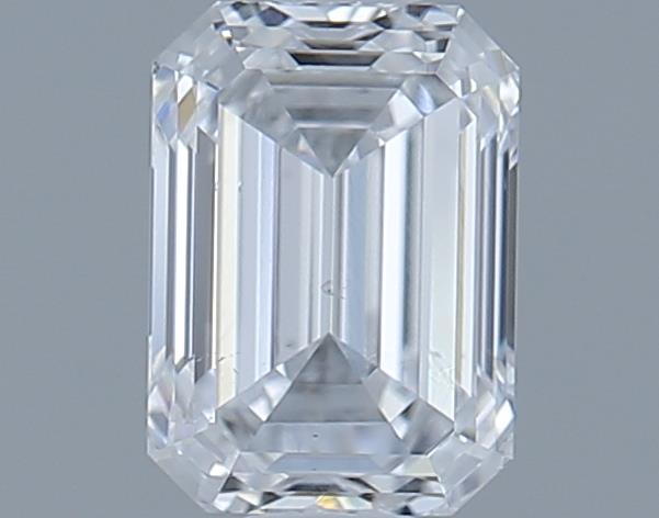 0.71ct Emerald D SI1 Natural Diamond