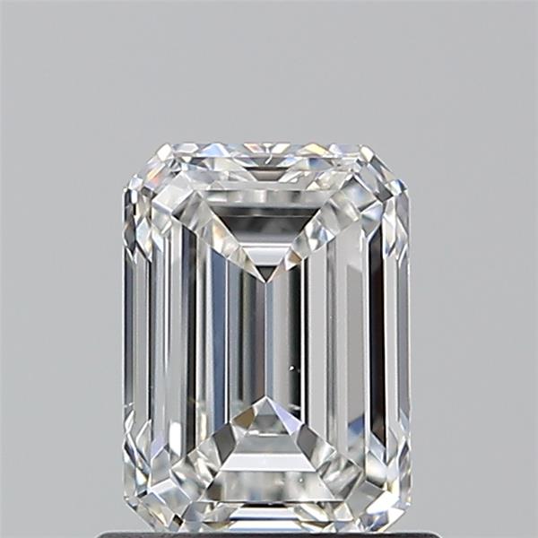 0.9ct Emerald F VS2 Natural Diamond
