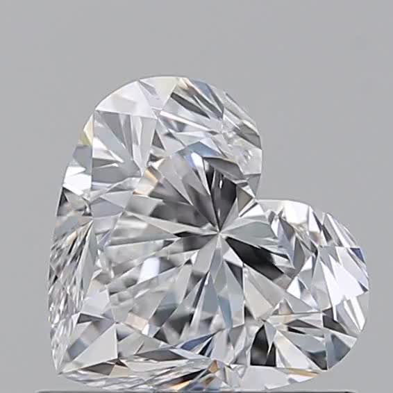 0.9ct Heart D VS1 Natural Diamond