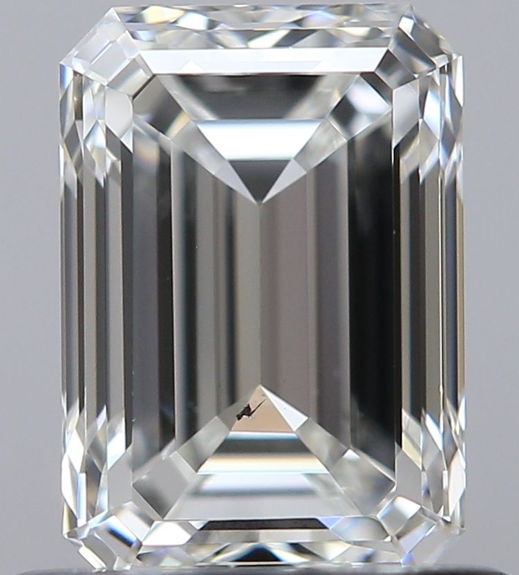 0.81ct Emerald H SI1 Natural Diamond