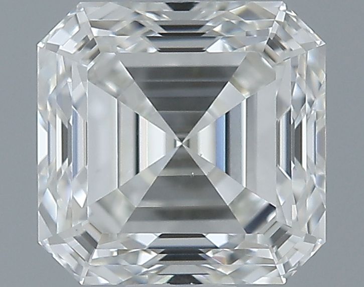 0.76ct Asscher H VS2 Natural Diamond