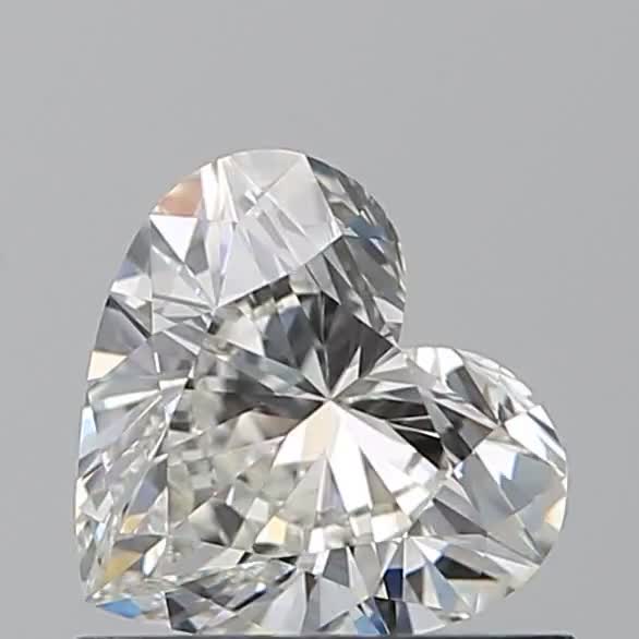 0.7ct Heart J VS1 Natural Diamond