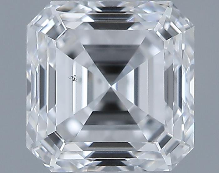 0.74ct Asscher D SI1 Natural Diamond