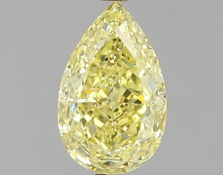 1.12ct Fancy Yellow Pear Natural Diamond