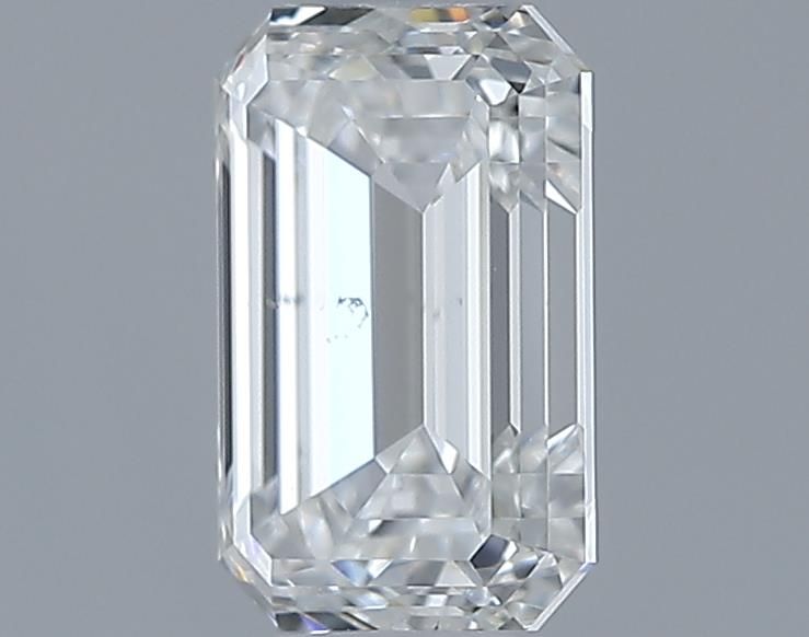 0.82ct Emerald F SI1 Natural Diamond