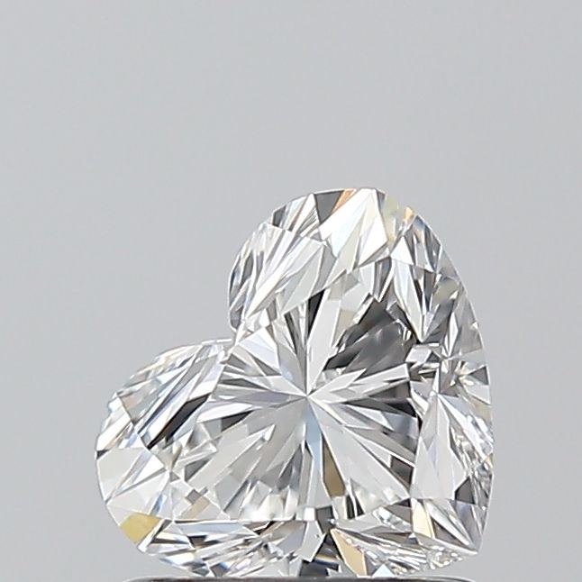 0.9ct Heart F VVS2 Natural Diamond