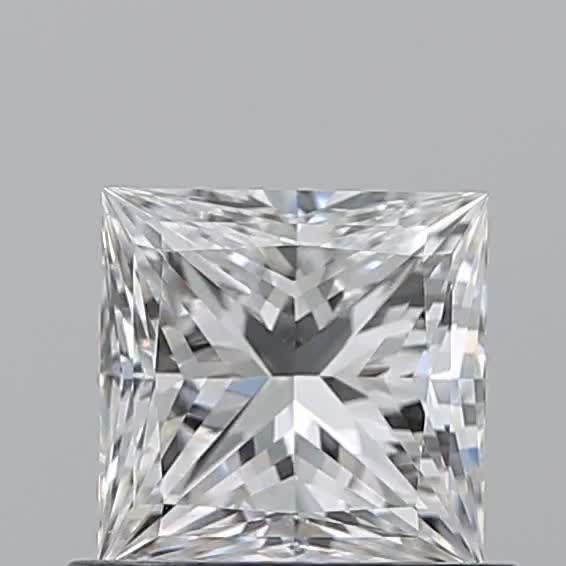 0.7ct Princess F VS2 Natural Diamond