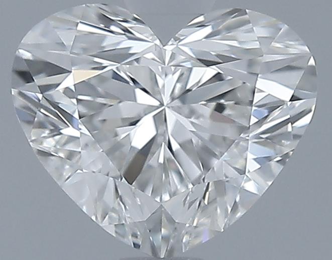 0.91ct Heart F VVS2 Natural Diamond