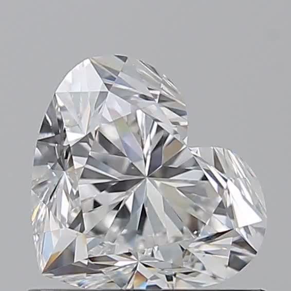 0.9ct Heart F VS2 Natural Diamond