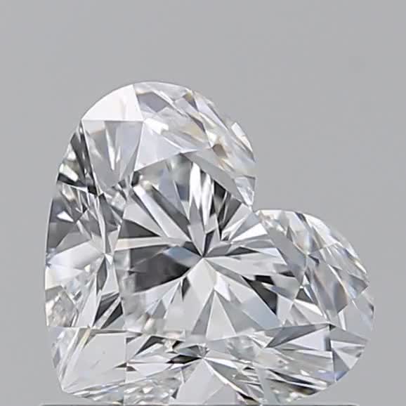 0.91ct Heart D VS1 Natural Diamond