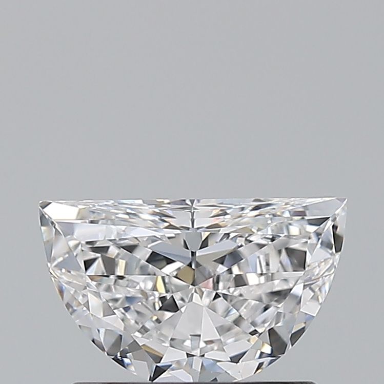 0.6ct Half Moon D IF Natural Diamond