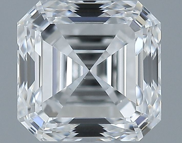 0.71ct Asscher F VS1 Natural Diamond