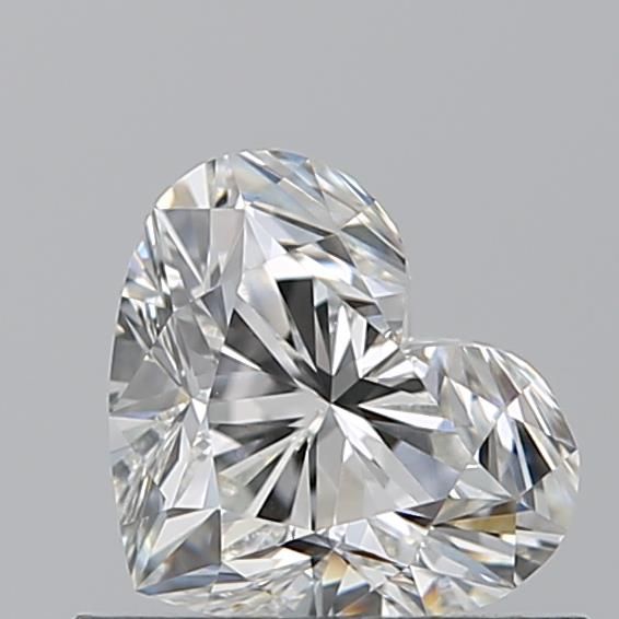 0.71ct Heart H VVS2 Natural Diamond