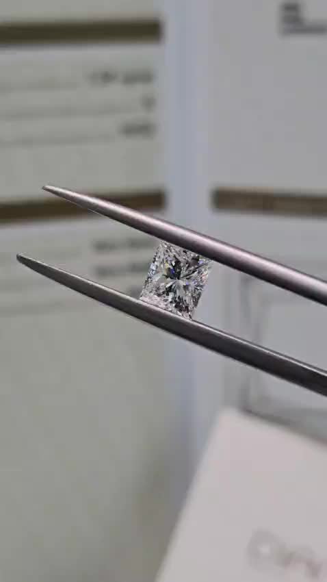 1.09ct Princess E VVS2 Natural Diamond