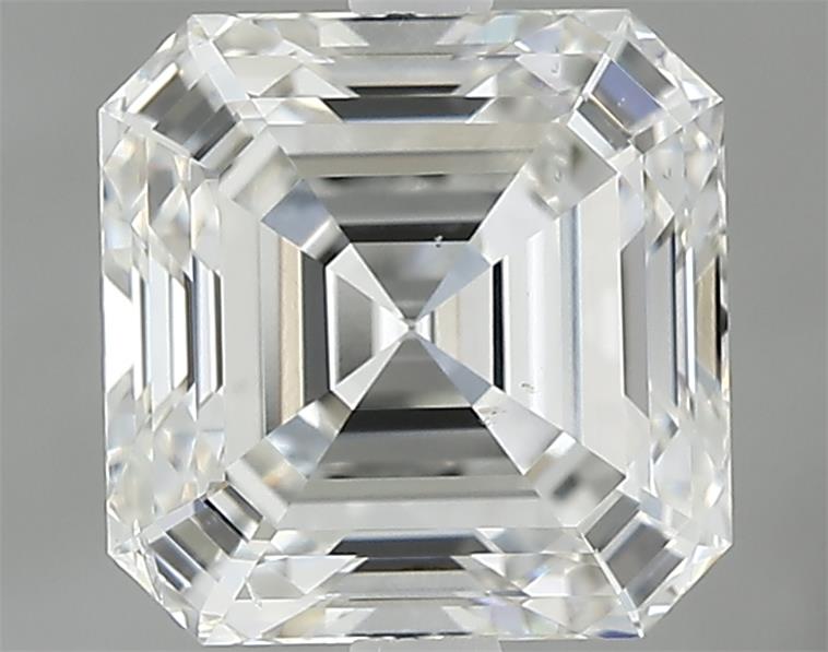 2.01ct Asscher H SI1 Natural Diamond